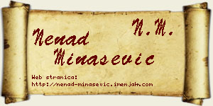 Nenad Minašević vizit kartica
